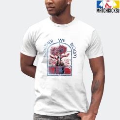 T-Shirt - Nike Dunk High Washed Denim Pack - Sneaker-Matching T-Shirt (Together We Bloom) -Nike Dunk shop online mockupGenerator 2054