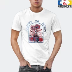 T-Shirt - Nike Dunk High Washed Denim Pack - Sneaker-Matching T-Shirt (Together We Bloom) -Nike Dunk shop online mockupGenerator 2059