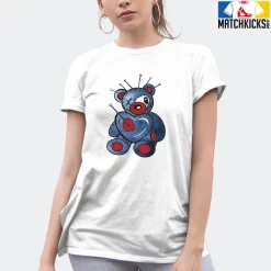 T-Shirt - Nike Dunk High Washed Denim Pack - Sneaker-Matching T-Shirt (VOO DOO TEDDY) -Nike Dunk shop online mockupGenerator 2075