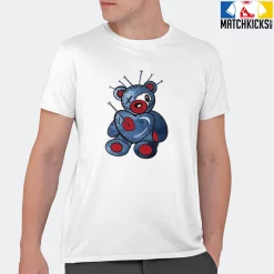 T-Shirt - Nike Dunk High Washed Denim Pack - Sneaker-Matching T-Shirt (VOO DOO TEDDY) -Nike Dunk shop online mockupGenerator 2076