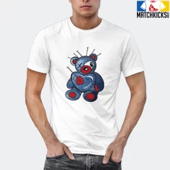 T-Shirt - Nike Dunk High Washed Denim Pack - Sneaker-Matching T-Shirt (VOO DOO TEDDY) -Nike Dunk shop online mockupGenerator 2077