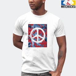 T-Shirt - Nike Dunk High Washed Denim Pack - Sneaker-Matching T-Shirt (Keep The Peace) 16 T-Shirt - Nike Dunk High Washed Denim Pack - Sneaker-Matching T-Shirt (Keep The Peace) -Nike Dunk shop online mockupGenerator 2081