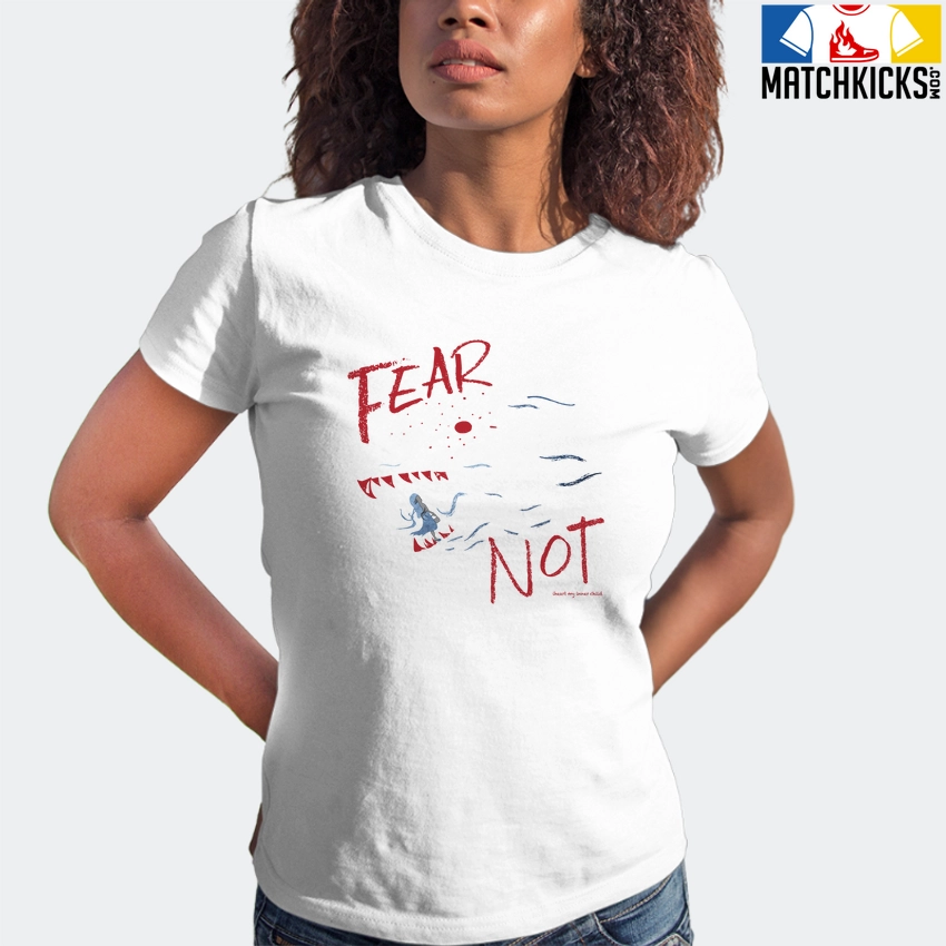 T-Shirt - Nike Dunk High Washed Denim Pack - Sneaker-Matching T-Shirt (FEAR NOT) 6 T-Shirt - Nike Dunk High Washed Denim Pack - Sneaker-Matching T-Shirt (FEAR NOT) - Image 4