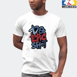 T-Shirt - Nike Dunk High Washed Denim Pack - Sneaker-Matching T-Shirt (DO EPIC SHiT) -Nike Dunk shop online mockupGenerator 21