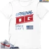T-Shirt - Nike Dunk High Washed Denim Pack - Sneaker-Matching T-Shirt (ORIGINAL OG SINCE DAY 1) -Nike Dunk shop online mockupGenerator 2114