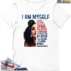 T-Shirt - Nike Dunk High Washed Denim Pack - Sneaker-Matching T-Shirt (I AM MYSELF) 2 T-Shirt - Nike Dunk High Washed Denim Pack - Sneaker-Matching T-Shirt (I AM MYSELF) -Nike Dunk shop online mockupGenerator 2150