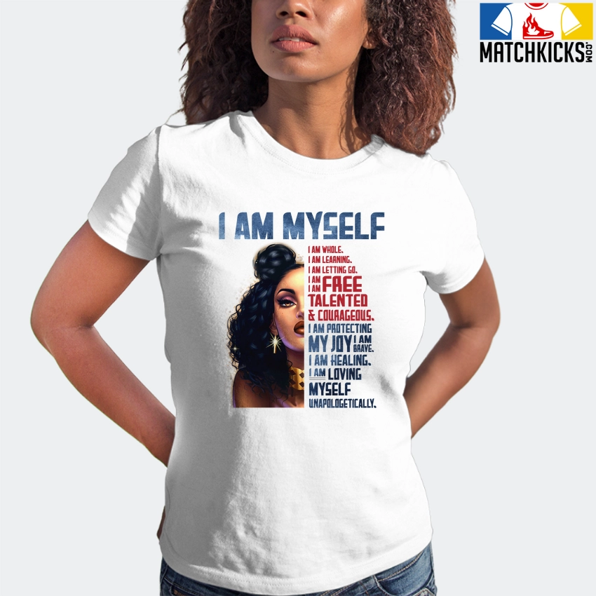 T-Shirt - Nike Dunk High Washed Denim Pack - Sneaker-Matching T-Shirt (I AM MYSELF) 6 T-Shirt - Nike Dunk High Washed Denim Pack - Sneaker-Matching T-Shirt (I AM MYSELF) - Image 4