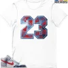 T-Shirt - Nike Dunk High Washed Denim Pack - Sneaker-Matching T-Shirt (23 Number Design 1) -Nike Dunk shop online mockupGenerator 2168