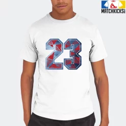 T-Shirt - Nike Dunk High Washed Denim Pack - Sneaker-Matching T-Shirt (23 Number Design 1) -Nike Dunk shop online mockupGenerator 2172