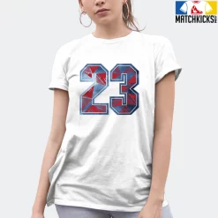 T-Shirt - Nike Dunk High Washed Denim Pack - Sneaker-Matching T-Shirt (23 Number Design 1) -Nike Dunk shop online mockupGenerator 2174