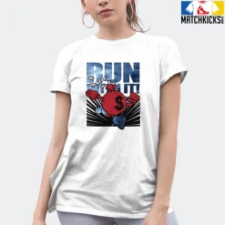 T-Shirt - Nike Dunk High Washed Denim Pack - Sneaker-Matching T-Shirt (RUN WITH IT) -Nike Dunk shop online mockupGenerator 2183