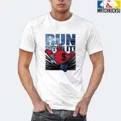 T-Shirt - Nike Dunk High Washed Denim Pack - Sneaker-Matching T-Shirt (RUN WITH IT) -Nike Dunk shop online mockupGenerator 2185