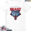 T-Shirt - Nike Dunk High Washed Denim Pack - Sneaker-Matching T-Shirt (Im Always A BEAST) 2 T-Shirt - Nike Dunk High Washed Denim Pack - Sneaker-Matching T-Shirt (Im Always A BEAST) -Nike Dunk shop online mockupGenerator 2207