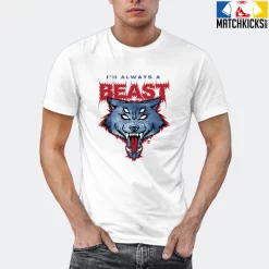 T-Shirt - Nike Dunk High Washed Denim Pack - Sneaker-Matching T-Shirt (Im Always A BEAST) 21 T-Shirt - Nike Dunk High Washed Denim Pack - Sneaker-Matching T-Shirt (Im Always A BEAST) -Nike Dunk shop online mockupGenerator 2215