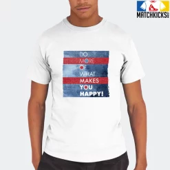 T-Shirt - Nike Dunk High Washed Denim Pack - Sneaker-Matching T-Shirt (Do More Of What Makes You Happy) -Nike Dunk shop online mockupGenerator 2247