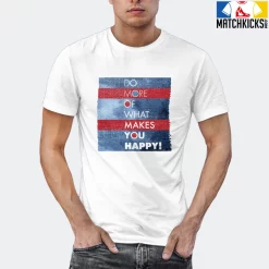 T-Shirt - Nike Dunk High Washed Denim Pack - Sneaker-Matching T-Shirt (Do More Of What Makes You Happy) -Nike Dunk shop online mockupGenerator 2251