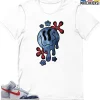 T-Shirt - Nike Dunk High Washed Denim Pack - Sneaker-Matching T-Shirt (Melty Face) 2 T-Shirt - Nike Dunk High Washed Denim Pack - Sneaker-Matching T-Shirt (Melty Face) -Nike Dunk shop online mockupGenerator 2252