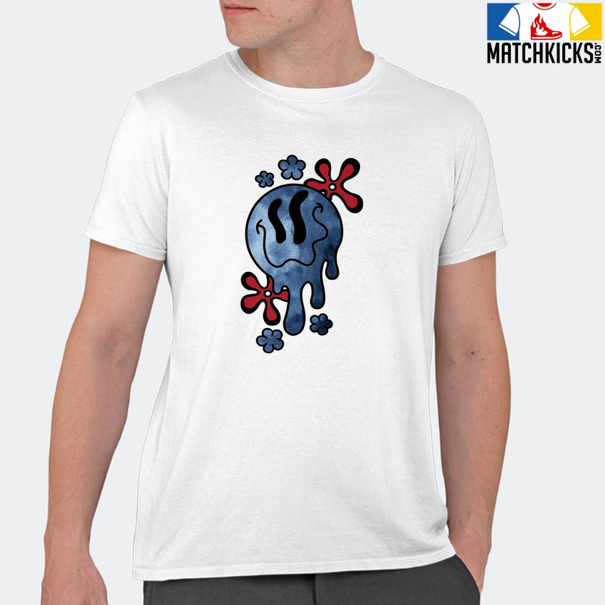 T-Shirt - Nike Dunk High Washed Denim Pack - Sneaker-Matching T-Shirt (Melty Face) 11 T-Shirt - Nike Dunk High Washed Denim Pack - Sneaker-Matching T-Shirt (Melty Face) - Image 9