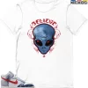 T-Shirt - Nike Dunk High Washed Denim Pack - Sneaker-Matching T-Shirt (Believe) -Nike Dunk shop online mockupGenerator 2261