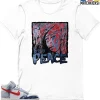 T-Shirt - Nike Dunk High Washed Denim Pack - Sneaker-Matching T-Shirt (finding PEACE) -Nike Dunk shop online mockupGenerator 2279
