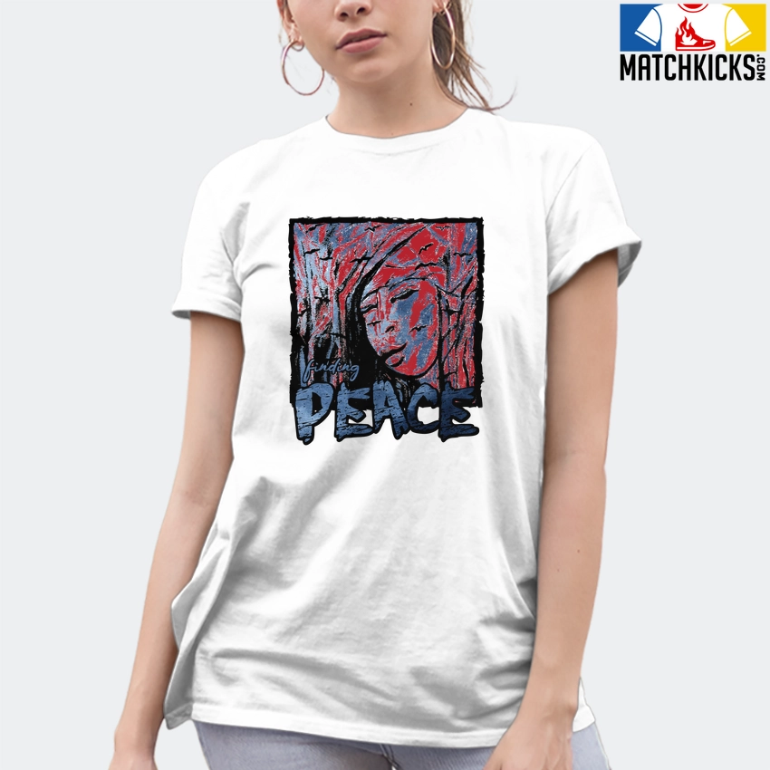 T-Shirt - Nike Dunk High Washed Denim Pack - Sneaker-Matching T-Shirt (finding PEACE) 9 T-Shirt - Nike Dunk High Washed Denim Pack - Sneaker-Matching T-Shirt (finding PEACE) - Image 8