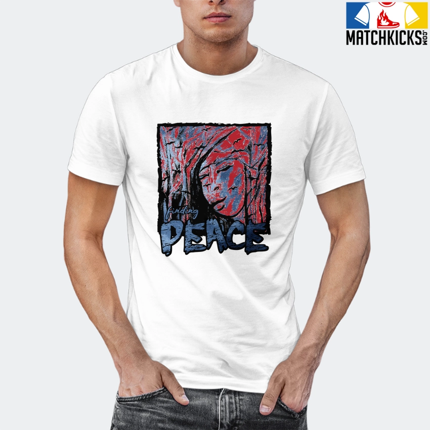 T-Shirt - Nike Dunk High Washed Denim Pack - Sneaker-Matching T-Shirt (finding PEACE) 11 T-Shirt - Nike Dunk High Washed Denim Pack - Sneaker-Matching T-Shirt (finding PEACE) - Image 10