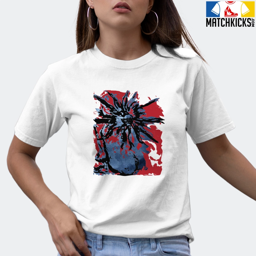 T-Shirt - Nike Dunk High Washed Denim Pack - Sneaker-Matching T-Shirt (SUN Flower Bloom) 9 T-Shirt - Nike Dunk High Washed Denim Pack - Sneaker-Matching T-Shirt (SUN Flower Bloom) - Image 7