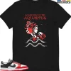 T-Shirt - Nike Dunk Low EMB NBA 75th Anniversary Chicago - Sneaker-Matching T-Shirt (Aquarius Aggressively Me)