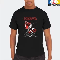 T-Shirt - Nike Dunk Low EMB NBA 75th Anniversary Chicago - Sneaker-Matching T-Shirt (Aquarius Aggressively Me) -Nike Dunk shop online mockupGenerator 2301