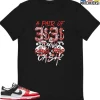 T-Shirt - Nike Dunk Low EMB NBA 75th Anniversary Chicago - Sneaker-Matching T-Shirt (PAIR OF THREES) -Nike Dunk shop online mockupGenerator 2324