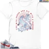 T-Shirt - Nike Dunk High Washed Denim Pack - Sneaker-Matching T-Shirt (Live With Honor Die With Purpose) -Nike Dunk shop online mockupGenerator 233