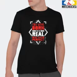 T-Shirt - Nike Dunk Low EMB NBA 75th Anniversary Chicago - Sneaker-Matching T-Shirt (Born To Be REAL) -Nike Dunk shop online mockupGenerator 2349