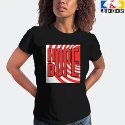 T-Shirt - Nike Dunk Low EMB NBA 75th Anniversary Chicago - Sneaker-Matching T-Shirt (HOPE Is DOPE) -Nike Dunk shop online mockupGenerator 2362