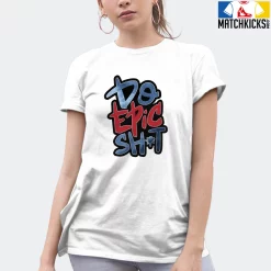 T-Shirt - Nike Dunk High Washed Denim Pack - Sneaker-Matching T-Shirt (DO EPIC SHiT) -Nike Dunk shop online mockupGenerator 24