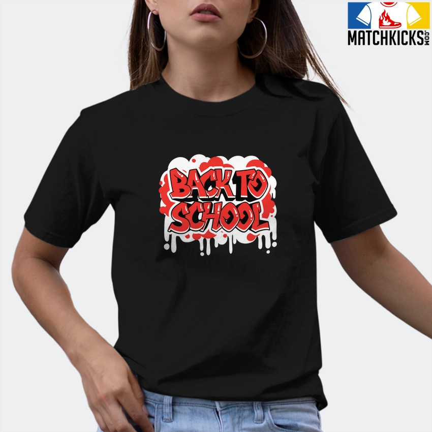 T-Shirt - Nike Dunk Low EMB NBA 75th Anniversary Chicago - Sneaker-Matching T-Shirt (BACK TO SCHOOL) 9 T-Shirt - Nike Dunk Low EMB NBA 75th Anniversary Chicago - Sneaker-Matching T-Shirt (BACK TO SCHOOL) - Image 7