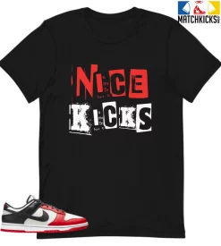 T-Shirt - Nike Dunk Low EMB NBA 75th Anniversary Chicago - Sneaker-Matching T-Shirt (NICE KICKS)