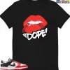 T-Shirt - Nike Dunk Low EMB NBA 75th Anniversary Chicago - Sneaker-Matching T-Shirt (!!DOPE!!) -Nike Dunk shop online mockupGenerator 2423