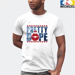 T-Shirt - Nike Dunk High Washed Denim Pack - Sneaker-Matching T-Shirt (Pretty DOPE) -Nike Dunk shop online mockupGenerator 245