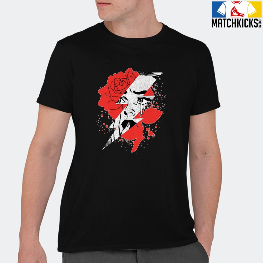 T-Shirt - Nike Dunk Low EMB NBA 75th Anniversary Chicago - Sneaker-Matching T-Shirt (High Voltage) 11 T-Shirt - Nike Dunk Low EMB NBA 75th Anniversary Chicago - Sneaker-Matching T-Shirt (High Voltage) - Image 9