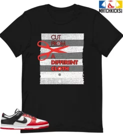 T-Shirt - Nike Dunk Low EMB NBA 75th Anniversary Chicago - Sneaker-Matching T-Shirt (Cut From A Different Cloth)