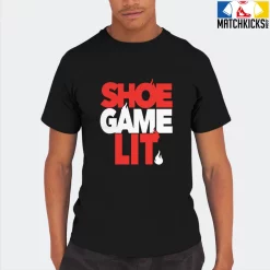T-Shirt - Nike Dunk Low EMB NBA 75th Anniversary Chicago - Sneaker-Matching T-Shirt (Shoe Game Lit) -Nike Dunk shop online mockupGenerator 2472