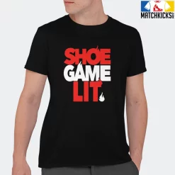 T-Shirt - Nike Dunk Low EMB NBA 75th Anniversary Chicago - Sneaker-Matching T-Shirt (Shoe Game Lit) -Nike Dunk shop online mockupGenerator 2475