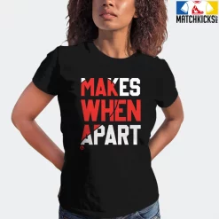 T-Shirt - Nike Dunk Low EMB NBA 75th Anniversary Chicago - Sneaker-Matching T-Shirt (Makes Sense Heart Right) -Nike Dunk shop online mockupGenerator 2488