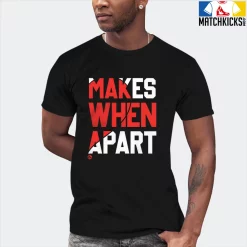 T-Shirt - Nike Dunk Low EMB NBA 75th Anniversary Chicago - Sneaker-Matching T-Shirt (Makes Sense Heart Right) -Nike Dunk shop online mockupGenerator 2489