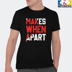 T-Shirt - Nike Dunk Low EMB NBA 75th Anniversary Chicago - Sneaker-Matching T-Shirt (Makes Sense Heart Right) -Nike Dunk shop online mockupGenerator 2493