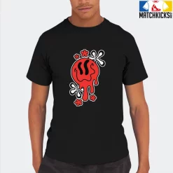 T-Shirt - Nike Dunk Low EMB NBA 75th Anniversary Chicago - Sneaker-Matching T-Shirt (Melty Face) -Nike Dunk shop online mockupGenerator 2508