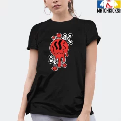 T-Shirt - Nike Dunk Low EMB NBA 75th Anniversary Chicago - Sneaker-Matching T-Shirt (Melty Face) -Nike Dunk shop online mockupGenerator 2510