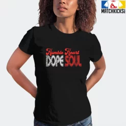 T-Shirt - Nike Dunk Low EMB NBA 75th Anniversary Chicago - Sneaker-Matching T-Shirt (Humble Heart DOPE SOUL (Grunge Style)) -Nike Dunk shop online mockupGenerator 2560