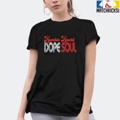 T-Shirt - Nike Dunk Low EMB NBA 75th Anniversary Chicago - Sneaker-Matching T-Shirt (Humble Heart DOPE SOUL (Grunge Style)) -Nike Dunk shop online mockupGenerator 2564