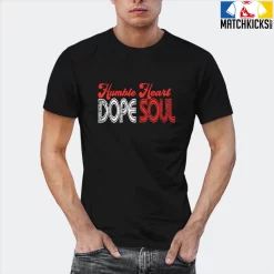 T-Shirt - Nike Dunk Low EMB NBA 75th Anniversary Chicago - Sneaker-Matching T-Shirt (Humble Heart DOPE SOUL (Grunge Style)) -Nike Dunk shop online mockupGenerator 2566
